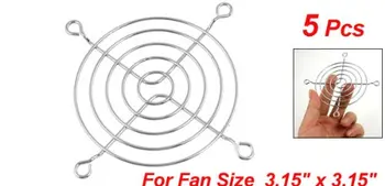 BSBL 5 x Axiale 80mm Racirea CPU Fan Grătar de Sârmă de Metal Degetul Paznici