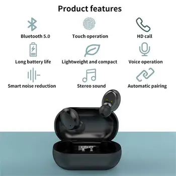 F12 TWS Bluetooth 5.0 Căști de Încărcare Cutie Căști Wireless Stereo Sport rezistent la apa Căști Căști Cu Microfon