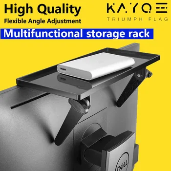 KAYQEE Desktop Raft Reglabil Ecran Raft TV de Top de Depozitare Suport pentru Dispozitive de Streaming, mass-Media Cutie, Boxe , Home Decor