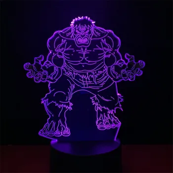 Marvel Lampa 3D Răzbunătorii LED Lumina de Noapte Film Lampara Iron Man, Spiderman Venin Hulk Thor Thanos Lumini de Decor Decor Acasă