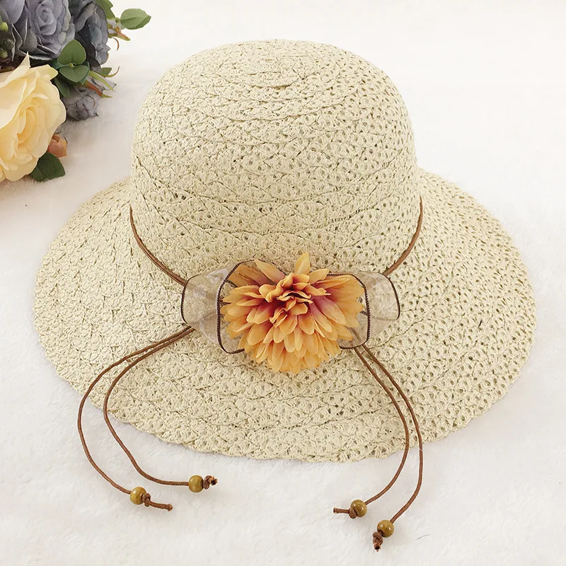 Gather At risk Strip off La reducere! Noi Femeile Pălărie 2019 Primăvara și Vara Paie Capac  Versiunea Coreeană De Doamna Flori în Aer Liber, Plajă Umbrelă De Soare,  Pălării De Moda En-gros H019 > Îmbrăcăminte Accesorii ~