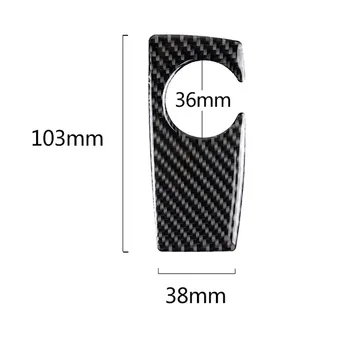 1 buc Fibra de Carbon Schimbătorului de Viteze Capacul Panoului Ornamental Autocolant Pentru BMW F07 F10 X3 F25 X4 F26 09-16 LHD/RHD