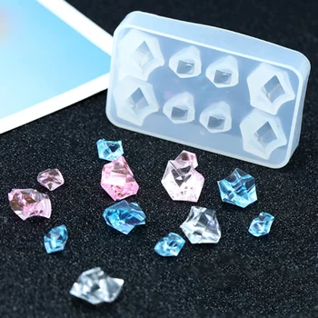 1 BUC gheață Ambarcațiuni DIY Transparent UV Rășină epoxidică Silicon Combinație Matrite pentru DIY Face Găsirea Accesorii Bijuterii
