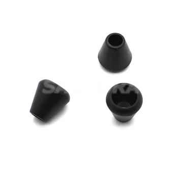 100buc/pachet Fermoar Trage Capetele Bell Dop Fără Capac Cablu de Blocare din Plastic Negru Dimensiune Orificiu:5mm