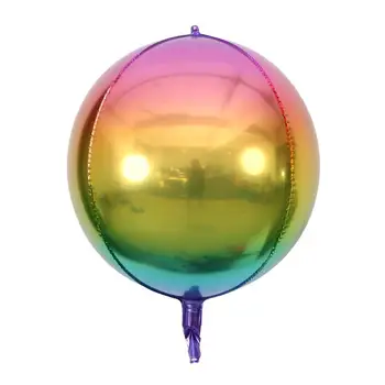 10buc 22inch 4D Disco Curcubeu Balon de Culoare Gradient Balon cu Heliu Ziua de Nunta Decor Petrecere Copil de Dus Provizii