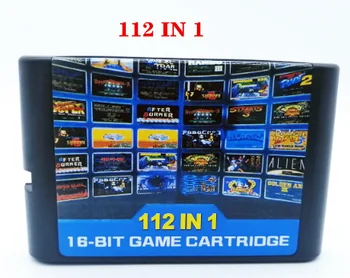 112 în 1 Joc Fierbinte de Colectare Pentru GENEZA SEGA MegaDrive 16 bit Joc de Cartuș Pentru PAL și NTSC Picătură de transport maritim