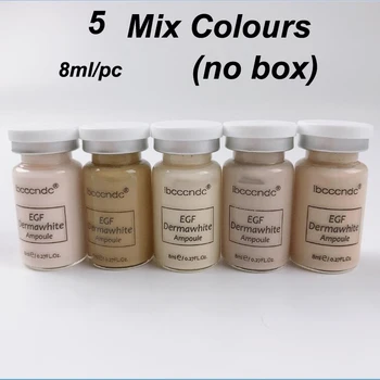12pcs 8 ml Brand BB Cream Strălucire Ser Fiole Adauga Fundația Niacinamida/peptide Pentru Efective de Strălucire Anti-imbatranire
