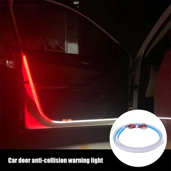 2 buc Portiera Decor de Lumină Benzi Styling Auto Strobe Lumină Intermitentă de Siguranță 12V LED Avertizare Deschidere Lampa LED Strip Waterproof