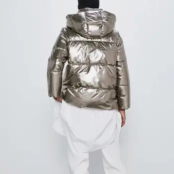 2019 Moda cald geaca de iarna femei, geci casual cu gluga puffer jacheta coreean paltoane și jachete femei jacheta bomber streetwear