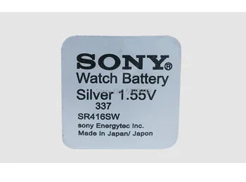 20buc/lot Pentru Sony Original 1.55 V 337 SR416SW LR416 Oxid de Argint Baterie de Ceas Singur bob de ambalare FĂCUTE ÎN JAPONIA 0%Hg