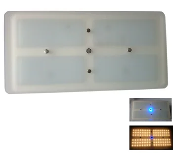 24V DC Rece Alb/Cald Alb LED Acoperiș de Cristal Lumina Plafon Caravana/RULOTA/Camper/Marine