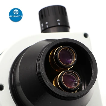 3.5 X-90X Simul-Focal Microscop Trinocular cu Zoom Stereo Microscop Cap + 0,5 X 2.0 X Auxiliar Lentile pentru Telefon PCB Lipit de Reparare