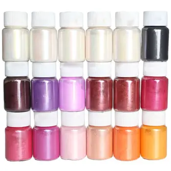 30 de Culori Praf Sclipici Paiete Manual DIY Rășină Epoxidică Pigment Colorant Fard de pleoape Cosmetice Provizii de Noroi de Colorat