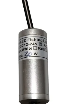 30W 6M Cablu 12-24V DC Atragerea de Pește Lampa de Culoare Verde sub apă Calmar CONDUS de Pescuit Lumina