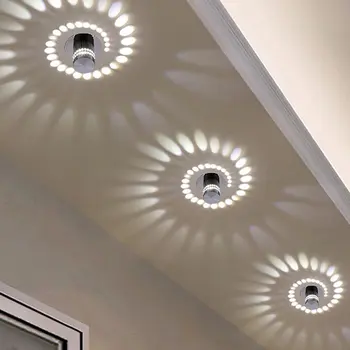 3W Design Clasic de Perete Tavan Lumini de Interior Pentru Camera de Fundal de Decor Acasă de iluminat moderne