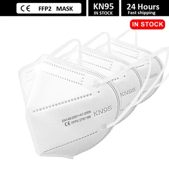 40PCS KN95 masca FFP2 masti faciale filtru maske Gura măști FFP2mask KN95mask Praf de Siguranță mascarillas masque tapabocas