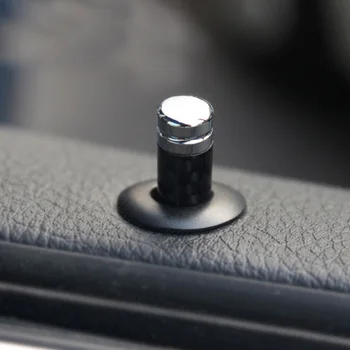 4BUC Fibra de Carbon Șurubul de Blocare a Ușii Stick Pin Capac Caz de Decorare Accesorii Auto pentru BMW E46 E52 E53 E60 E90 F10 F30 X1 X3 X5 X6