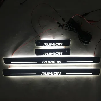 4buc/set Aplicabile Rumion de Iluminat cu LED Pragul Rezistente la Uzură Placa Pedala de bun venit Decor pentru Toyota Corolla RUMION