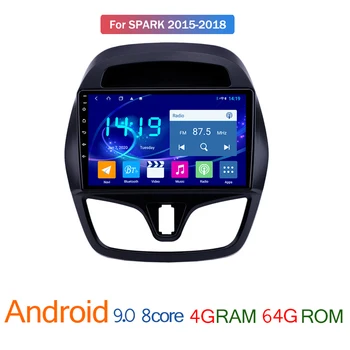 4G+64G IPS android autoradio pentru chevrolet spark-2018 radio auto coche audio stereo auto navigator GPS DVD multimedia atoto