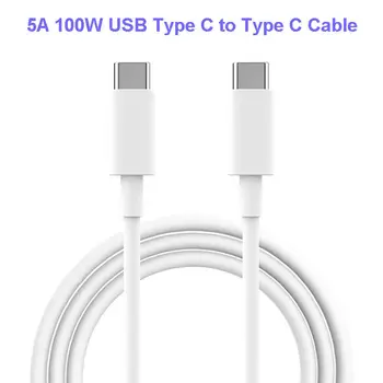 5A Type C la USB C Cablu de 100W PD Rapid de Încărcare Cablu Pentru Apple MacBook Pro pentru Samsung S9 S10 A9 A8