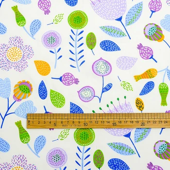 6pcs/Lot 100x160,Noua Serie Florală Diagonal Tesatura de Bumbac,Mozaic Pânză,DIY de Cusut, Quilting Sferturi de Grăsime Material Pentru Copil