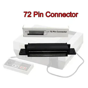 72 Pini Conector Adaptor NES Joc Înlocuirea Parte 72 De Pini Conector pentru Nintendo Socket ONLENY