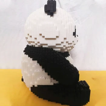 7822pcs Creator DIY Assemable Animale drăguț Panda Blocurile de Învățământ Jucării pentru Copii Model 3D Mini diamond Cărămizi