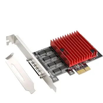 8 Port PCIE pentru DB9 RS232 Port Serial pentru PCIE Riser Card Controler Serial Card PCI-E Express Card de Extensie Convertor Adaptor