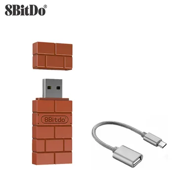 8BitDo USB Wireless Adaptor Bluetooth pentru Windows, Mac Raspberry Pi Nintendo Comutator de Sprijin PS4 Xbox One Controller pentru PS5