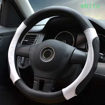 Accesorii auto confortabil portocaliu alb negru moda Respirabil Micro-Fibre de mașină din Piele Capac Volan 36cm/38cm/40cm