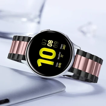 Activ 2 40mm 44mm Trupa pentru Samsung Galaxy Watch 46mm Curea 20mm 22mm din Oțel Inoxidabil de Afaceri Bratara pentru haylou solare ls05