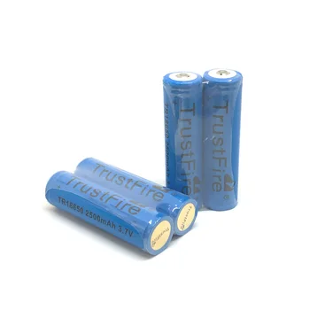 Acumulator TrustFire Protejat TR18650 2500mAh 3.7 V 18650 Baterie Reîncărcabilă Litiu Baterii cu PCB Sursă de Alimentare pentru LED-uri Lanterne