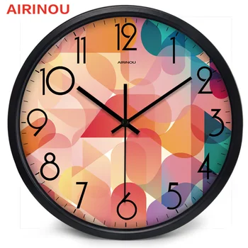 Airinou Lume plina de culoare plin de culoare de Vis Creative ceas de Perete, 2016 Nou Design Cuarț Ceas
