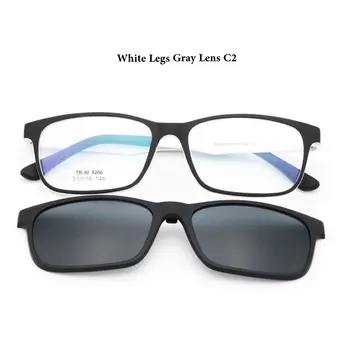 ALIENSOCE Cadru ochelari de Soare Clip Magnetic Polarizat Miopie de Conducere Ochelari Polarizati ochelari de Soare Clip-On Dublu Scop