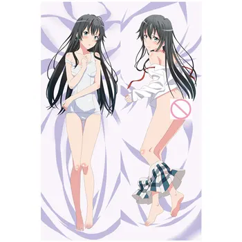 Anime Yahari Minereu no Seishun Love Vin wa Machigatteiru perna Acoperi fata Sexy 3D față-verso, lenjerie de Pat Îmbrățișându Corp față de pernă 04