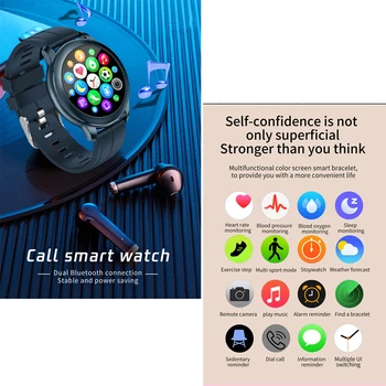 Apelare Bluetooth Ceas Inteligent Impermeabil Bărbați Femei Smartwatch Trupa Sport Fitness Brățară Monitor de Ritm Cardiac Pentru xiaomi android ios