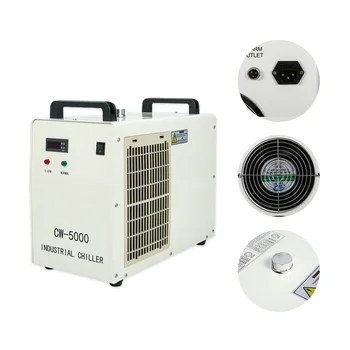 Apă industrială Cooler Răcitor de Apă CW-5000AG de 50W/60W/80W/100W/130W CO2 Laser Masina de Gravat