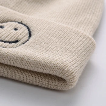 [ARD]New sosire Zâmbet Căciulă Tricotată de Bărbați Adulți Femei Toamna Iarna Pălărie de Sport în aer liber Țină de Cald pălărie