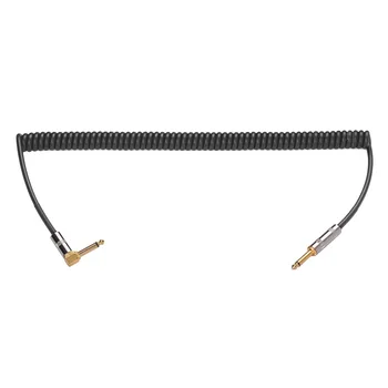 Audio Chitara Electrica Cablu Cablul de 1/4 Inch Direct la Dreapta-unghi placat cu Aur TS Prize PU Jacheta pentru Chitara Mixer Amplificator