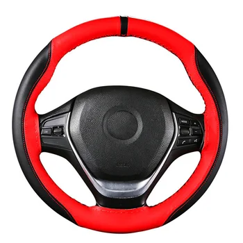 AUTOYOUTH Microfibra Volan Piele Capacul Interior Auto Accesorii Decora 15 Inch Universal Anti-Alunecare DIY Sport