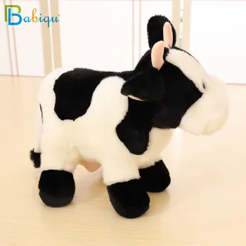 Babiqu 1 buc 30cm Super Drăguț Lapte de Vacă de Pluș Jucărie Minunat Zodiac Vaca Timid Bovine Potoli setea Papusa Creative Ziua de nastere Cadou de Crăciun