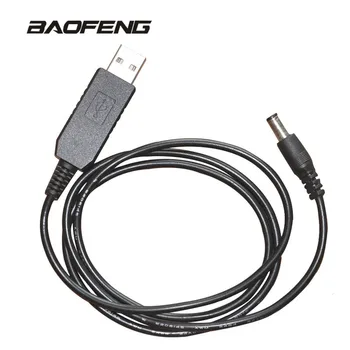 Baofeng Walkie Talkie USB Cablu de Încărcare Tensiune de Impuls de 5V La 9V pentru UV5R UV82 Portabil radio CB de Încărcare