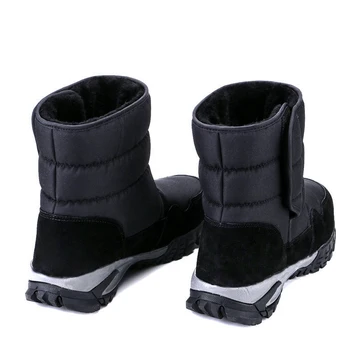 Barbati cizme 2020 pantofi de iarna se ingroase blana non-alunecare rezistent la apa, zapada ghete barbati cizme de iarna de dimensiuni mari 40 - 48