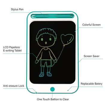 Beiens Desen Jucării pentru Copii LCD Placa de Desen pentru Copii Desen Tableta Zero Pictura Jucărie cu Anti-șterge Blocare Cadouri