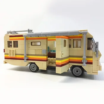 Breaking Bad Colecție de Filme RV Model MOC-17836 Blocuri Idei de Simulare de Autobuz Auto Copii DIY Cărămizi Vehicul Jucarii Cadou de Crăciun