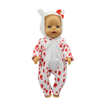 Cald, Moale Costum Pentru a se Potrivi născut născut 43cm Haine Papusa Papusa Accesorii Pentru 17inch Baby Doll