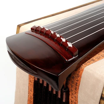 Chineză Fuxi HunDun Guqin 7 corzi vechi de Paulownia Vechi Titera Pentru Incepatori Practica Guqin Manual Instrumente muzicale