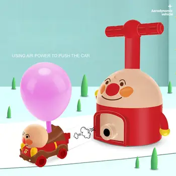 Copii Jucărie Explozie Pompa Auto De Aer De Putere Masina De Educație Timpurie Alimentat Masina Balon Forțele Aerodinamice Baloane Gonflabile Mașină De Jucărie