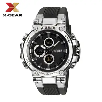 Cuarț Bărbați Ceasuri de Lux, Marca X-GEAR Ceas Barbati Mecanic Mens Auto Armata Ceasuri 3897 Calendar Impermeabil Cuarț Ceas de mână