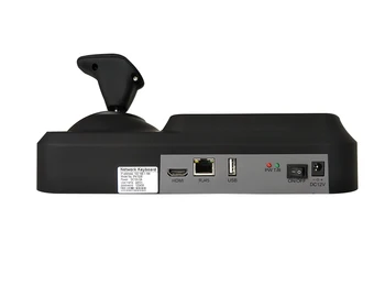 Culoare argintie 1080p Optic 20x Obiectiv 3G-SDI DVI Video PTZ aparat de Fotografiat și 5 inch LCD Display Pan-Tilt-Zoom Keyboard Controller